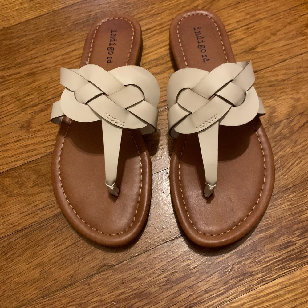Indigo Women's Cream Sandals